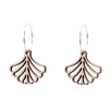 Aya Øreringe Sølv øreringe | Bæredygtige træ øreringe | Designer træ smykker i sølv | DIBB Design