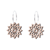 Clara Øreringe Sølv øreringe | Bæredygtige træ øreringe | Designer træ smykker i sølv | DIBB Design