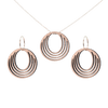 Fiona Sæt Sølv øreringe | Bæredygtige træ øreringe | Designer træ smykker i sølv | DIBB Design