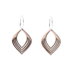 DIBB Design Øreringe Sølv Ida Øreringe Ida - Sølv øreringe | Bæredygtige træ smykker | Håndlavet design 