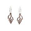 Kirsten Øreringe Sølv øreringe | Bæredygtige træ øreringe | Designer træ smykker i sølv | DIBB Design