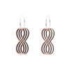 DIBB Design Øreringe Sølv Sofia Øreringe Sofia - Sølv øreringe | Bæredygtige træ smykker | Håndlavet design 