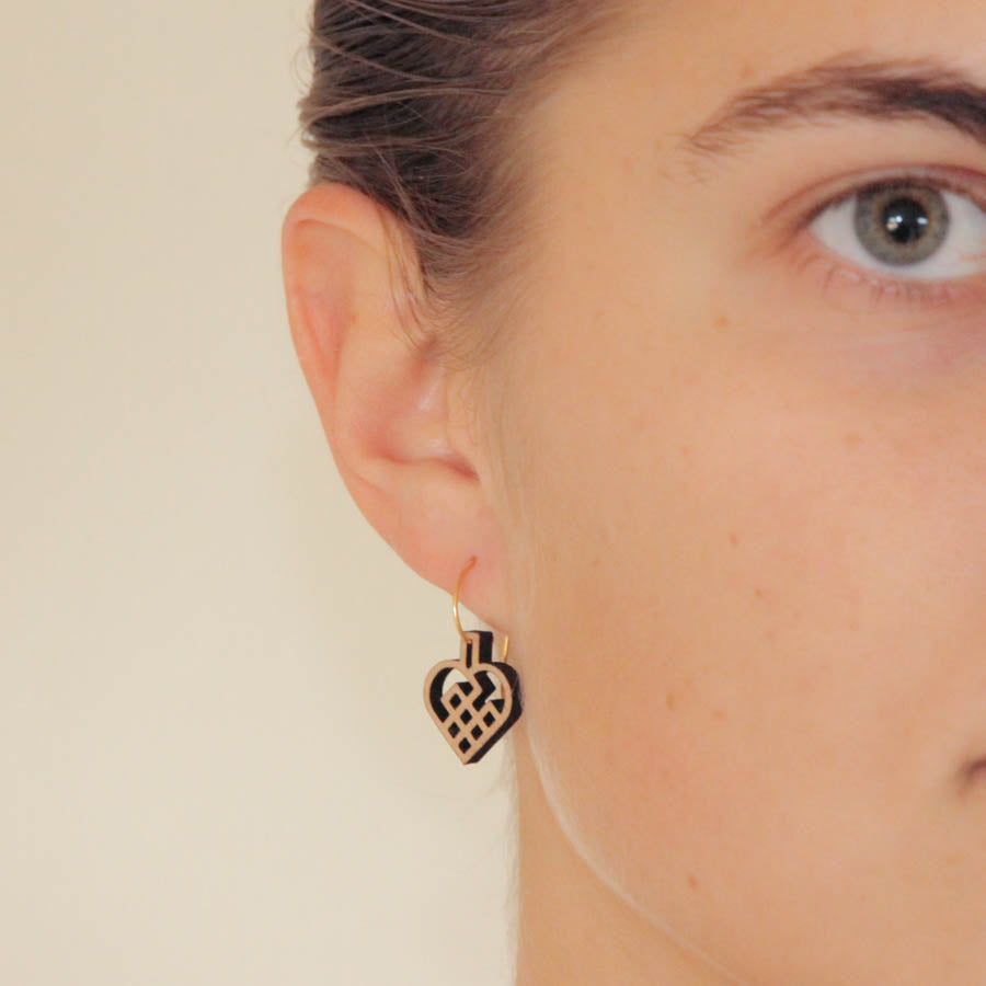 Julehjerte Øreringe