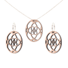 DIBB Design Halskæde Forgyldt sølv Agnes Sæt Agnes - Sølv halskæde | Bæredygtige træ smykker | Håndlavet design 
