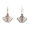 DIBB Design Øreringe Forgyldt sølv Aya Øreringe Aya - Sølv øreringe | Bæredygtige træ smykker | Håndlavet design 