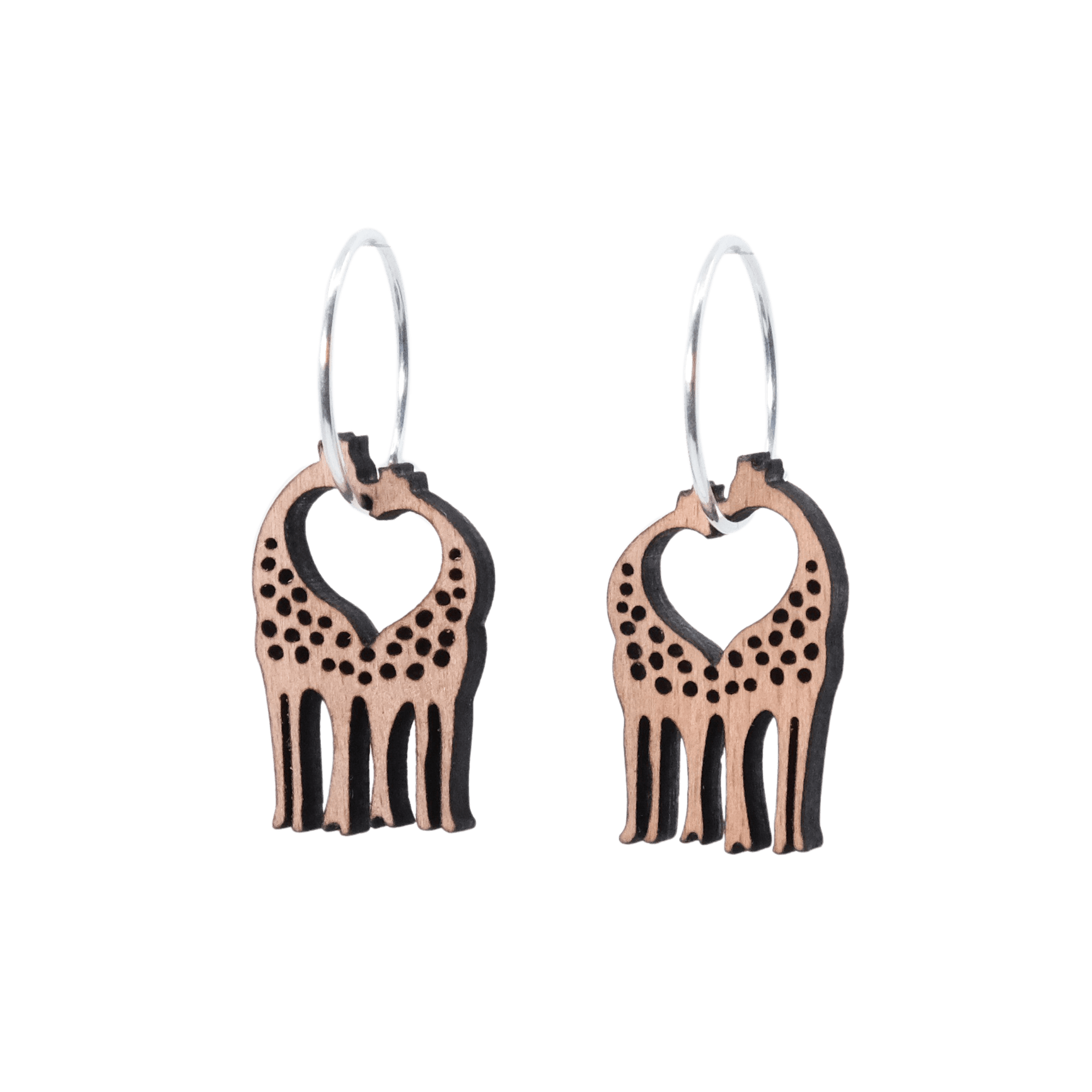 DIBB Design Øreringe Sølv Camilla Øreringe Camilla- Sølv øreringe | Bæredygtige træ smykker | Håndlavet design 