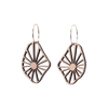 Carmen Øreringe Sølv øreringe | Bæredygtige træ øreringe | Designer træ smykker i sølv | DIBB Design