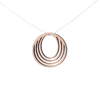 Fiona Halskæde Sølv øreringe | Bæredygtige træ øreringe | Designer træ smykker i sølv | DIBB Design