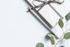GAVEKORT Sølv øreringe | Bæredygtige træ øreringe | Designer træ smykker i sølv | DIBB Design