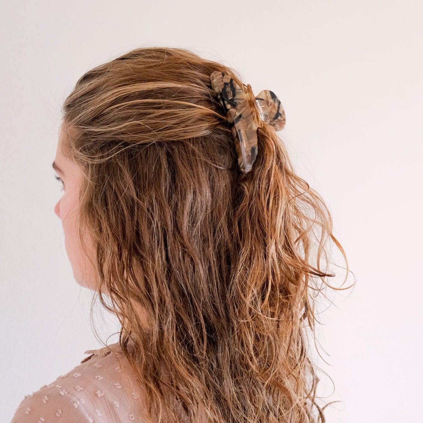 DIBB Design Hårklemme Brun/Lysebrun