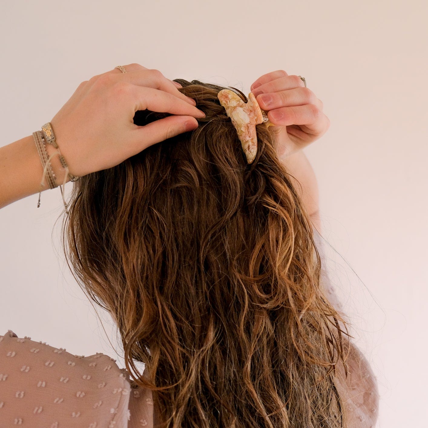 DIBB Design Hårklemme Gul/Rosa