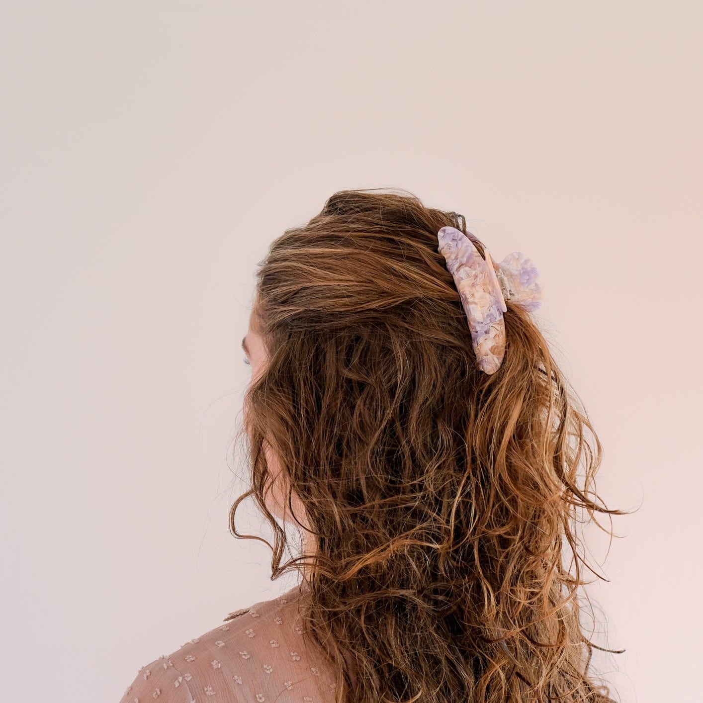 DIBB Design Hårklemme Lilla/Orange