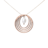 Mercedes Halskæde Sølv øreringe | Bæredygtige træ øreringe | Designer træ smykker i sølv | DIBB Design