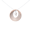 DIBB Design Halskæde Sølv Mercedes Halskæde Mercedes -Sølv halskæde | Bæredygtige træ smykker | Håndlavet design 