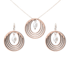 Mercedes Sæt Sølv øreringe | Bæredygtige træ øreringe | Designer træ smykker i sølv | DIBB Design