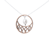 DIBB Design Halskæde Sølv Mia Halskæde Mia - Sølv halskæde | Bæredygtige træ smykker | Håndlavet design 