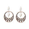 DIBB Design Øreringe Forgyldt sølv Mia Øreringe Mia - Sølv øreringe | Bæredygtige træ smykker | Håndlavet design 