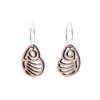 DIBB Design Øreringe Sølv Rikke Øreringe Rikke- Sølv øreringe | Bæredygtige træ smykker | Håndlavet design 