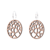DIBB Design Øreringe Sølv Savannah Øreringe Savannah - Sølv øreringe | Bæredygtige træ smykker | Håndlavet design 