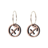Skytten Øreringe Sølv øreringe | Bæredygtige træ øreringe | Designer træ smykker i sølv | DIBB Design