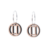 DIBB Design Øreringe Sølv Tvillingen Øreringe Tvillingen - Sølv øreringe | Bæredygtige træ smykker | Stjernetegn