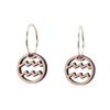 Vandmanden Øreringe Sølv øreringe | Bæredygtige træ øreringe | Designer træ smykker i sølv | DIBB Design